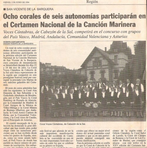 Certamen Nacional de la Canción Marinera - 1994